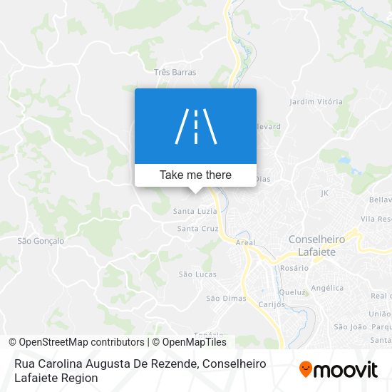 Rua Carolina Augusta De Rezende map