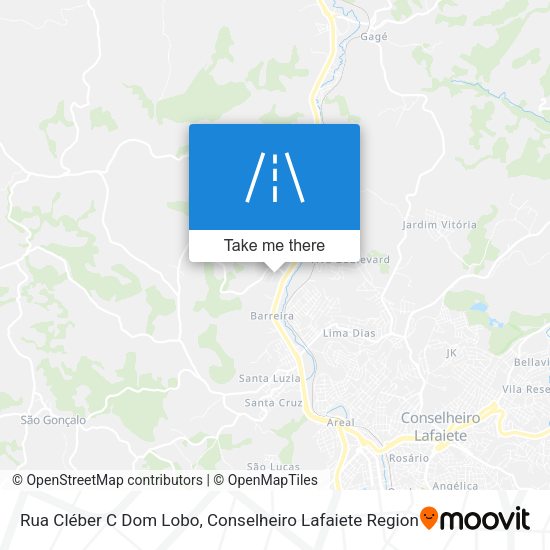 Rua Cléber C Dom Lobo map