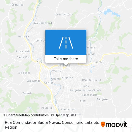 Rua Comendador Baêta Neves map