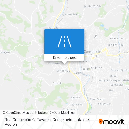 Rua Conceição C. Tavares map