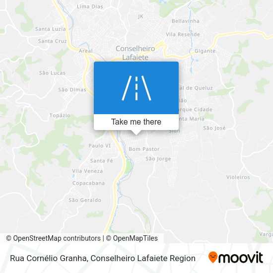 Rua Cornélio Granha map
