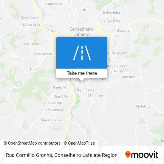 Rua Cornélio Granha map