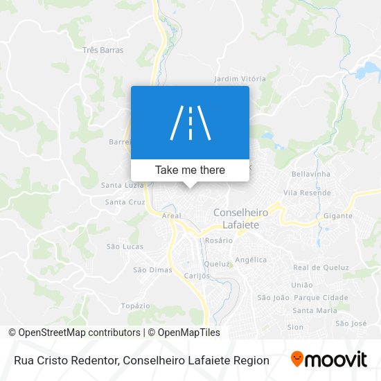 Rua Cristo Redentor map