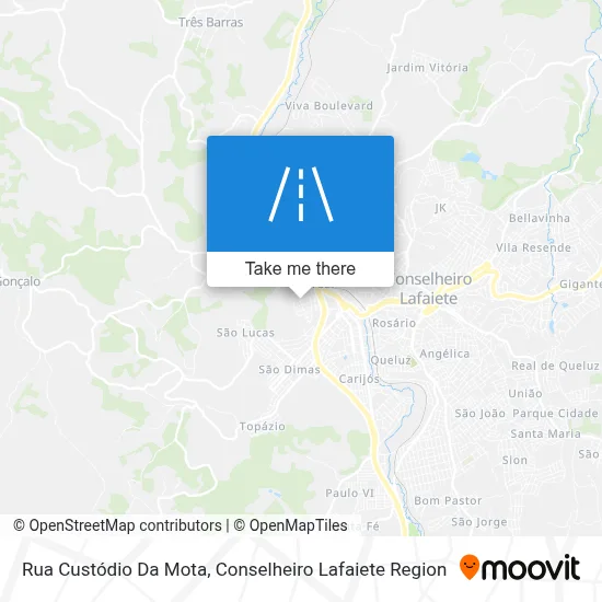 Rua Custódio Da Mota map