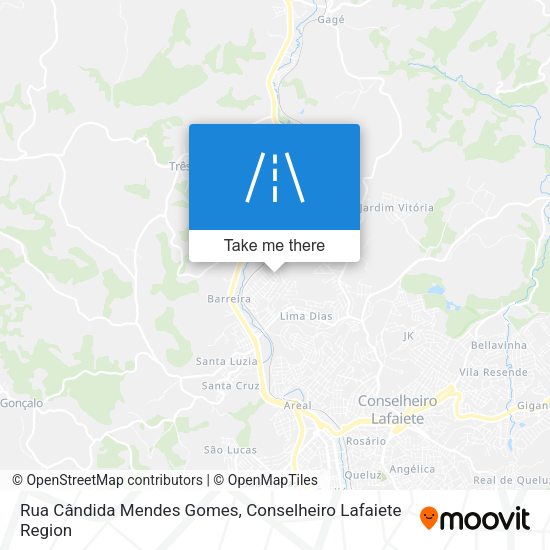 Rua Cândida Mendes Gomes map