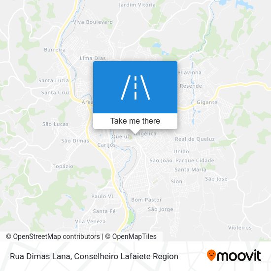 Rua Dimas Lana map
