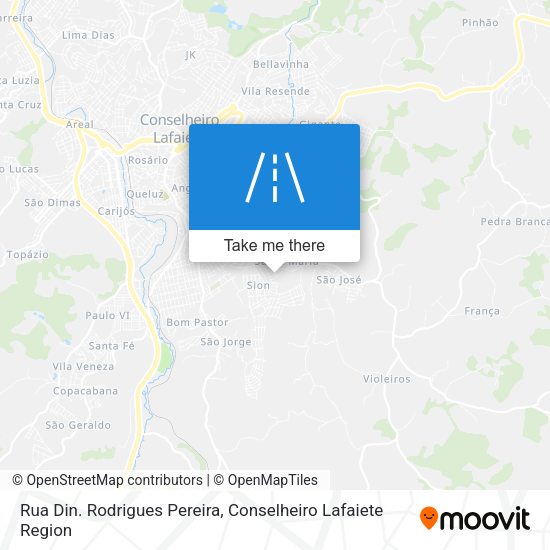 Rua Din. Rodrigues Pereira map