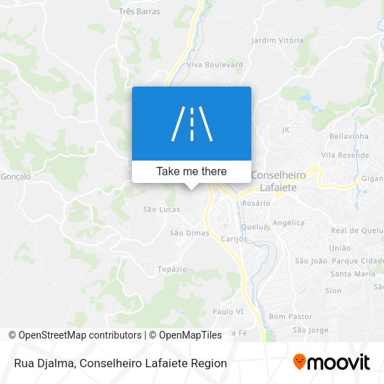 Rua Djalma map