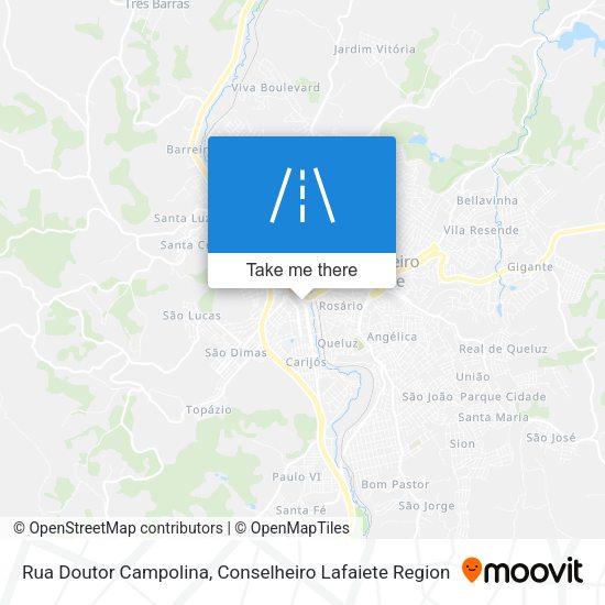 Rua Doutor Campolina map