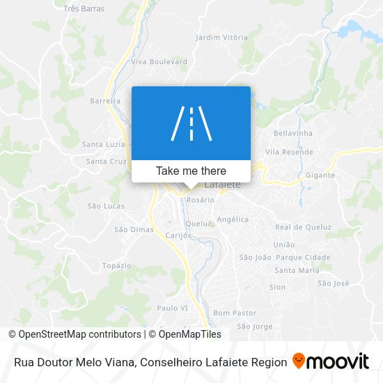 Rua Doutor Melo Viana map