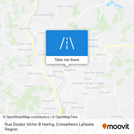 Rua Doutor Victor B Hering map