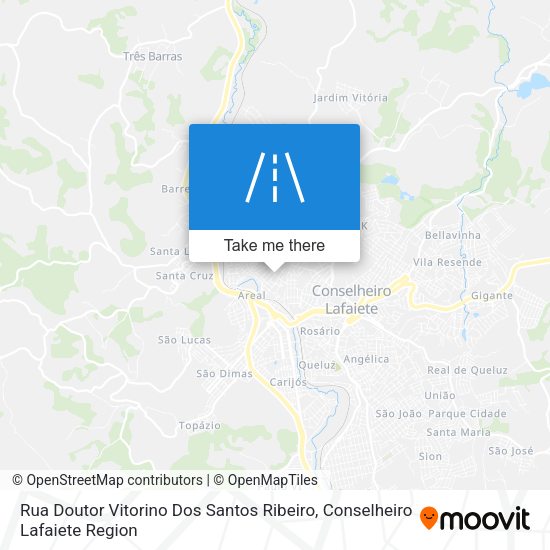 Rua Doutor Vitorino Dos Santos Ribeiro map