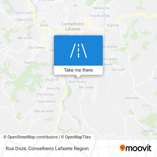 Rua Doze map