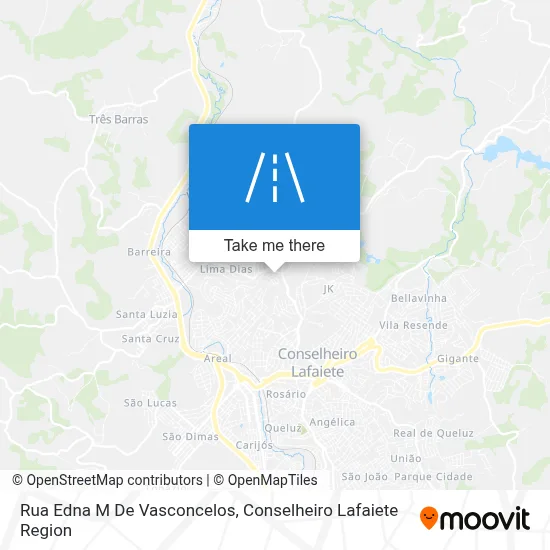 Rua Edna M De Vasconcelos map
