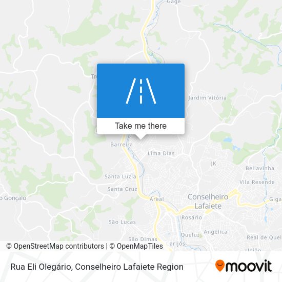 Rua Eli Olegário map