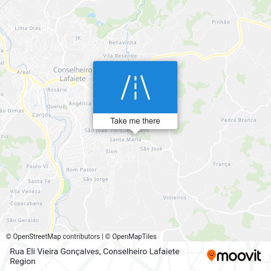 Rua Eli Vieira Gonçalves map