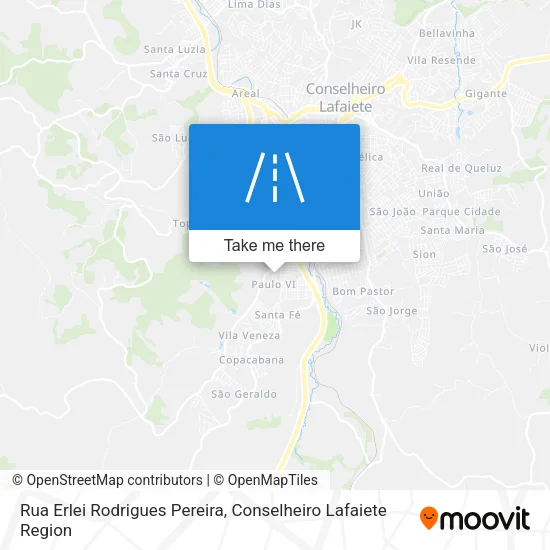 Rua Erlei Rodrigues Pereira map