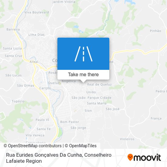 Rua Eurides Gonçalves Da Cunha map