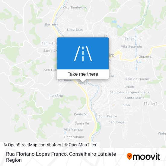 Rua Floriano Lopes Franco map