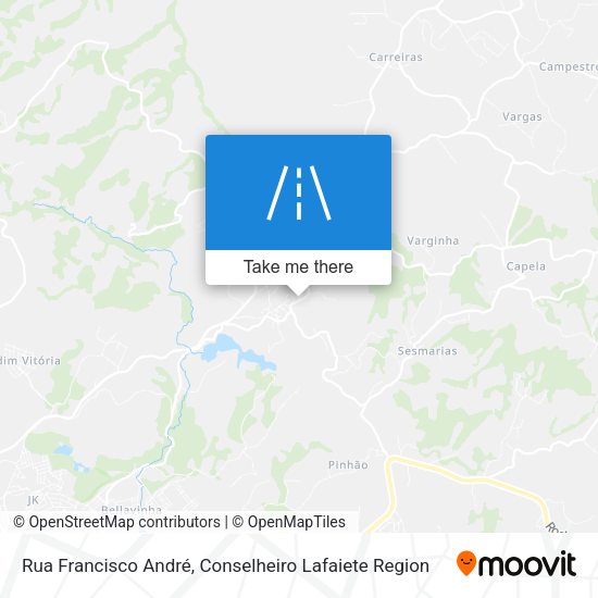 Rua Francisco André map