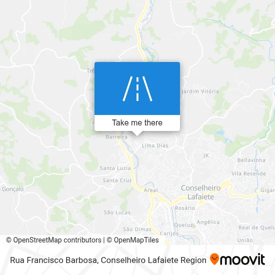 Rua Francisco Barbosa map
