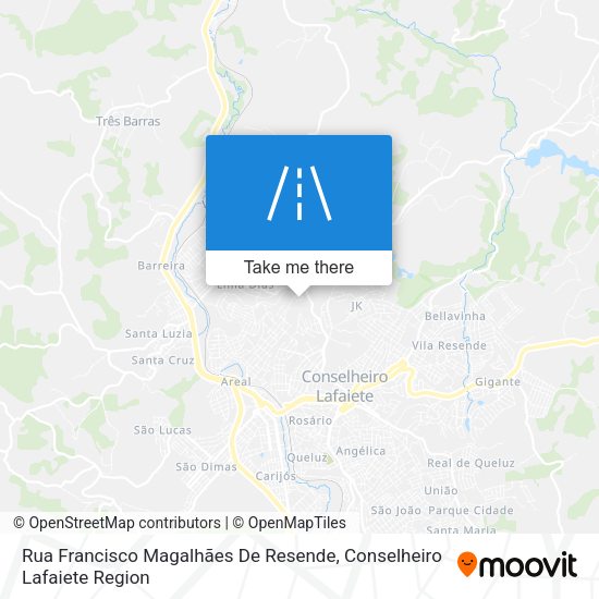 Rua Francisco Magalhães De Resende map