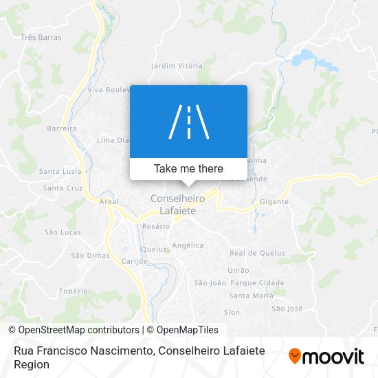 Rua Francisco Nascimento map
