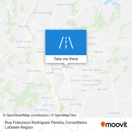 Rua Francisco Rodrigues Pereira map