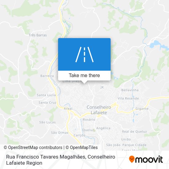Rua Francisco Tavares Magalhães map