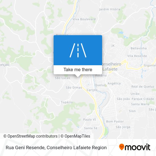 Rua Geni Resende map