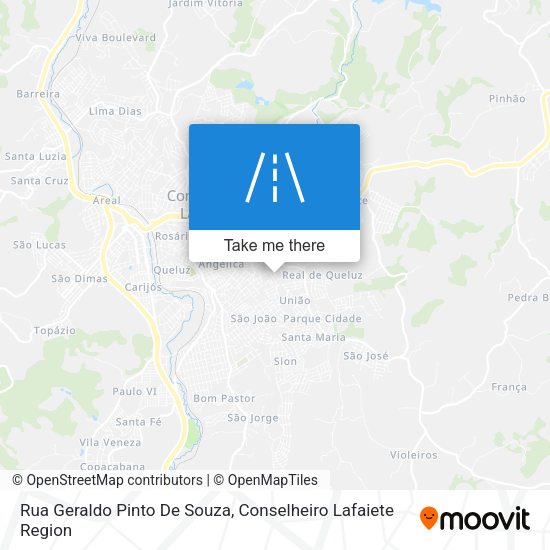 Rua Geraldo Pinto De Souza map
