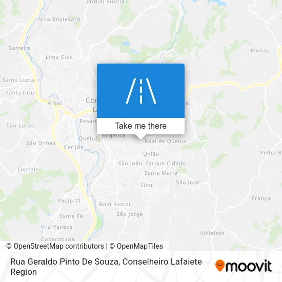 Rua Geraldo Pinto De Souza map