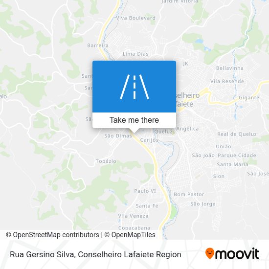 Rua Gersino Silva map
