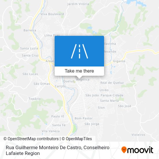 Rua Guilherme Monteiro De Castro map