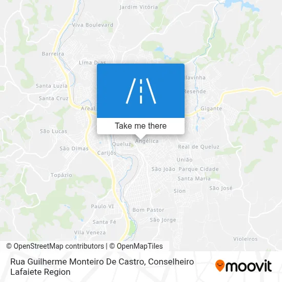 Rua Guilherme Monteiro De Castro map