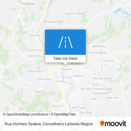 Rua Homero Seabra map