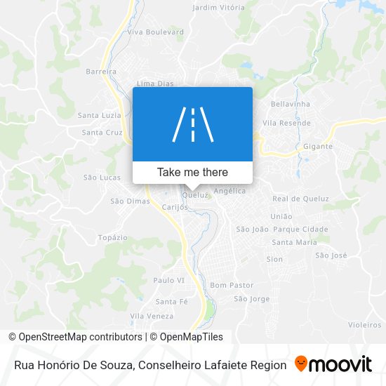 Rua Honório De Souza map