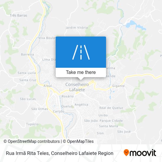 Rua Irmã Rita Teles map