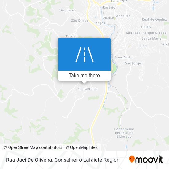 Rua Jaci De Oliveira map
