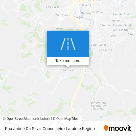 Rua Jaime Da Silva map