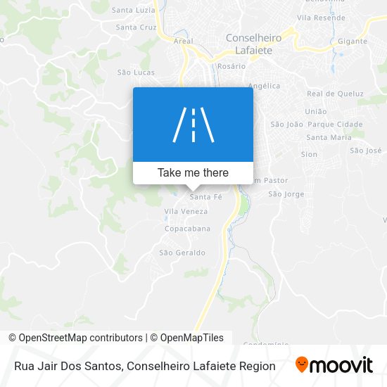 Rua Jair Dos Santos map