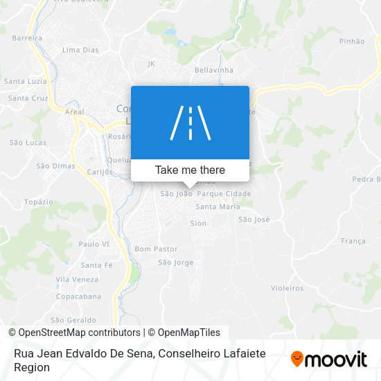 Rua Jean Edvaldo De Sena map