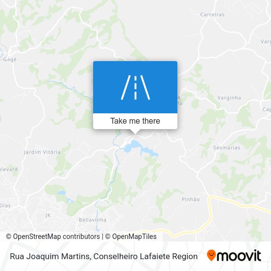 Rua Joaquim Martins map