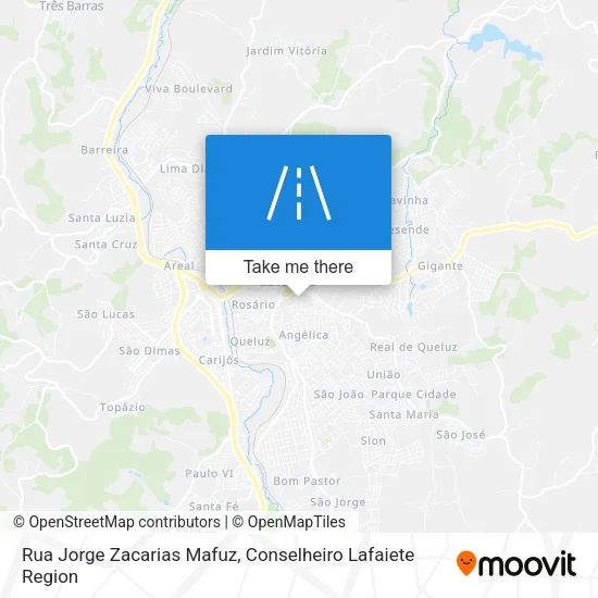 Rua Jorge Zacarias Mafuz map