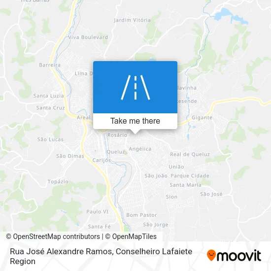 Rua José Alexandre Ramos map