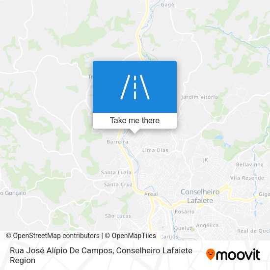 Rua José Alípio De Campos map