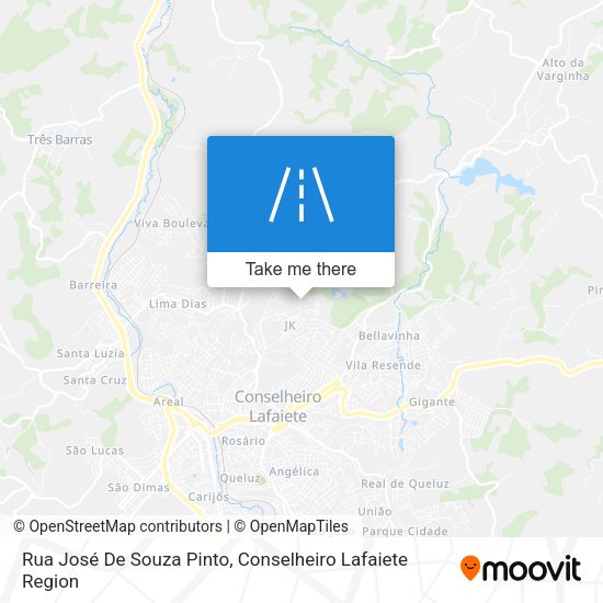 Rua José De Souza Pinto map