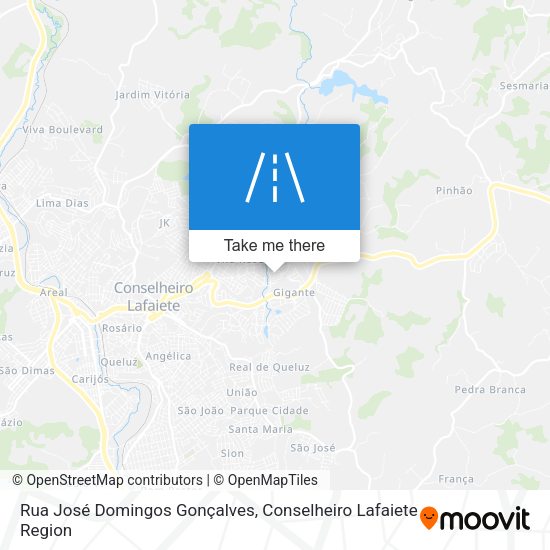 Rua José Domingos Gonçalves map