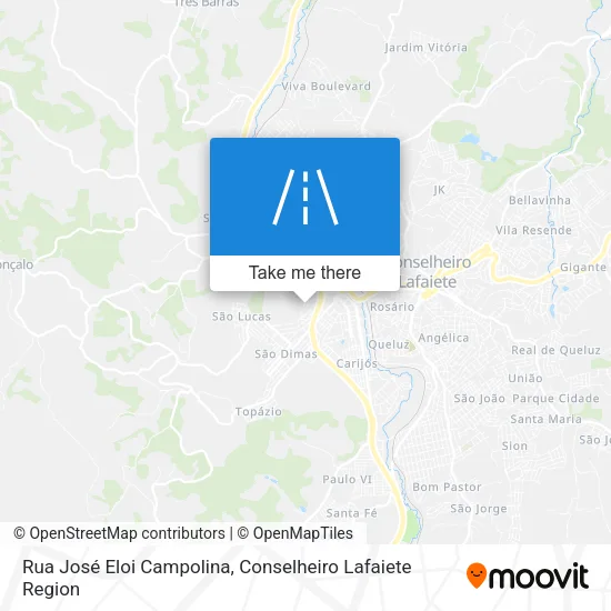 Rua José Eloi Campolina map