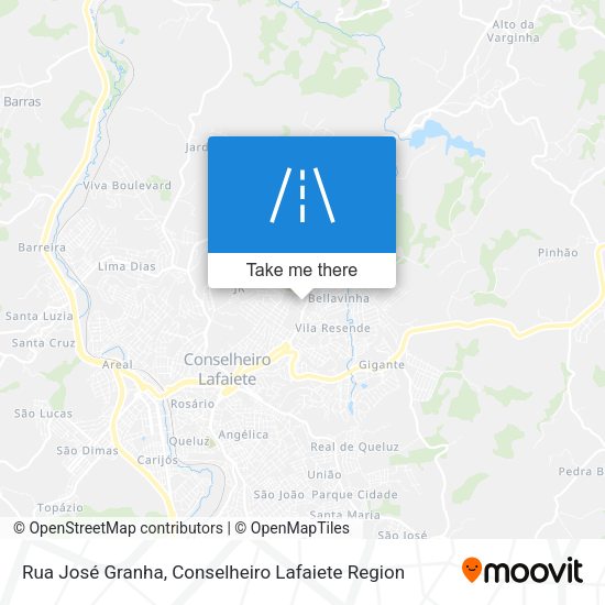 Rua José Granha map